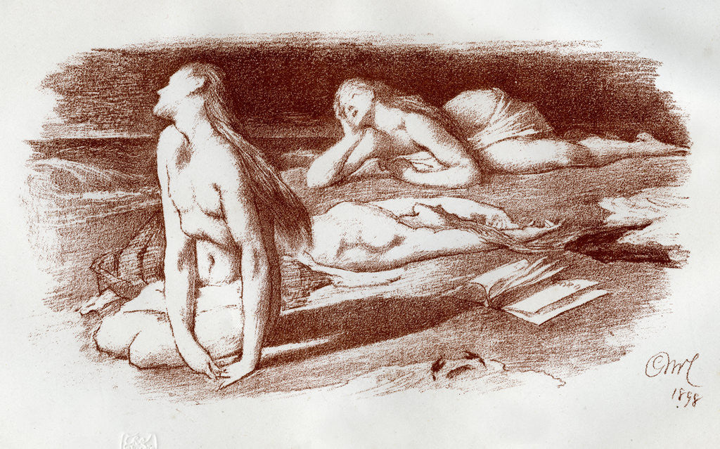 Detail of The Dreamers by Georges McCulloch