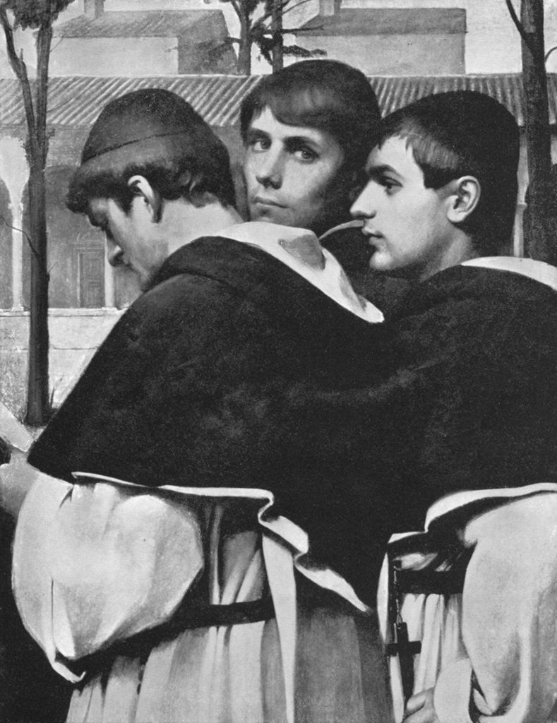Detail of Les Trois Freres by Ottilie Wilhelmine Roederstein