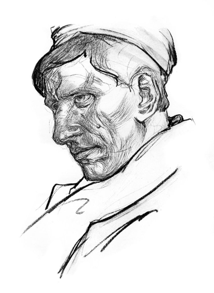 Detail of A Vollendam Native by Nico Jungmann