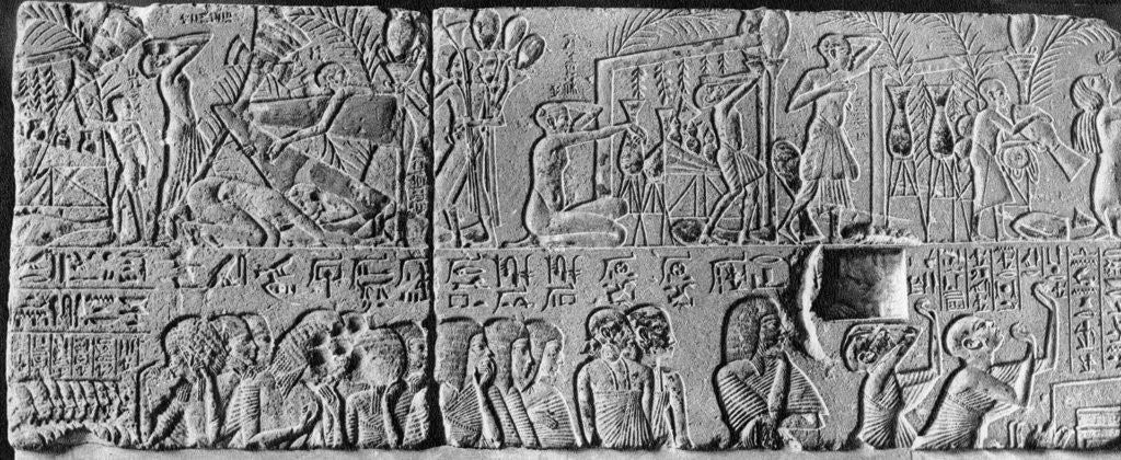 Detail of The funeral of a Memphite high priest, c1350 BC by Anonymous