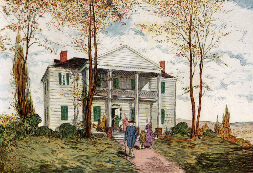 Detail of Morris-Jumel Mansion, Washington Heights by James Preston