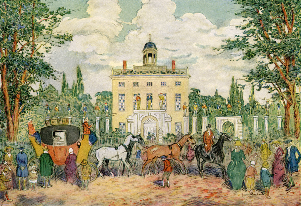 Detail of Timothy Dexter House, Newburyport, Massachusetts, USA by James Preston