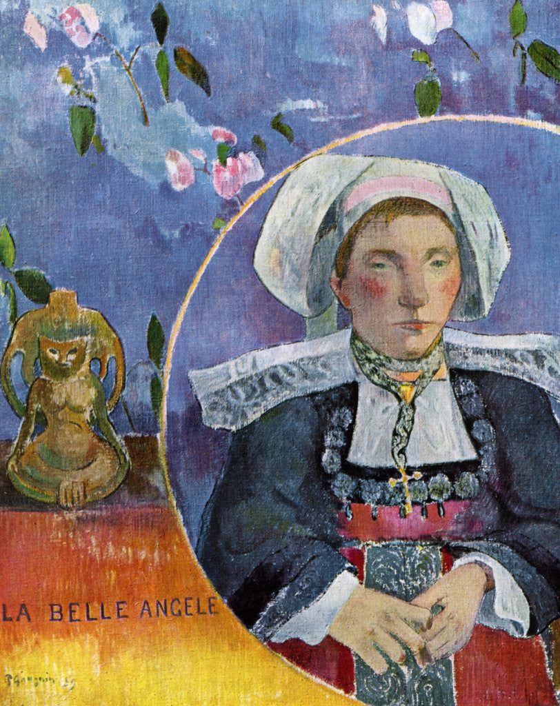 Detail of La Belle Angele by Paul Gauguin