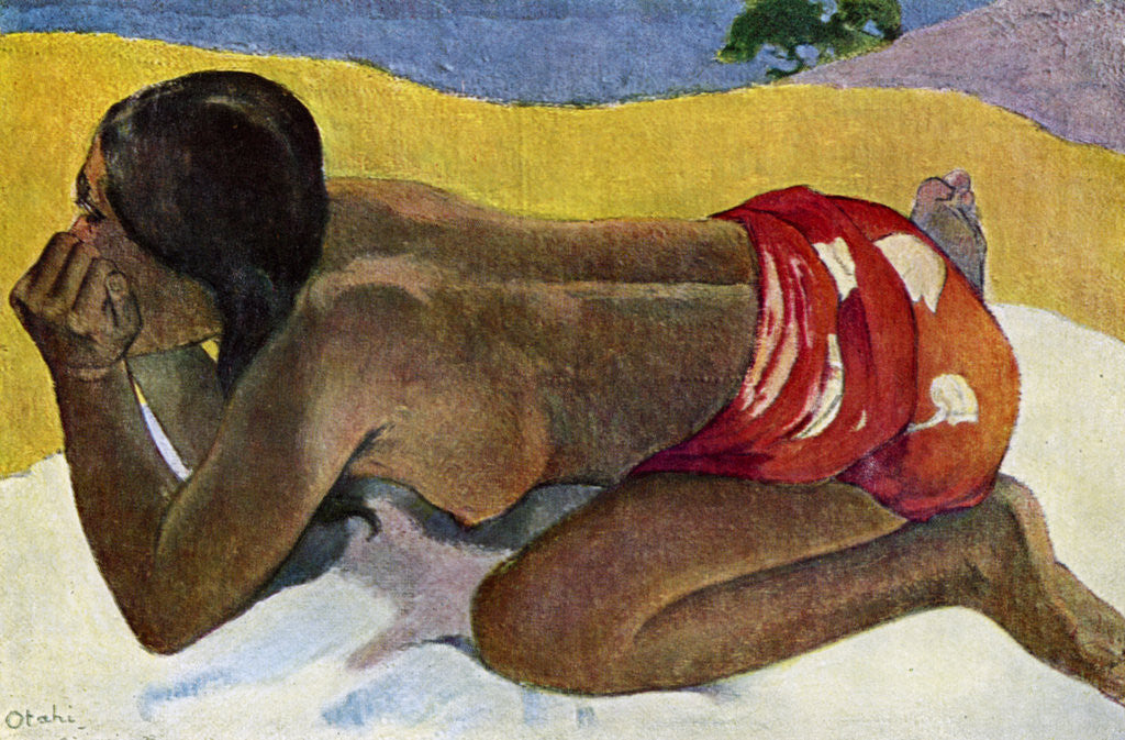 Detail of 'Otahi' (Alone) by Paul Gauguin
