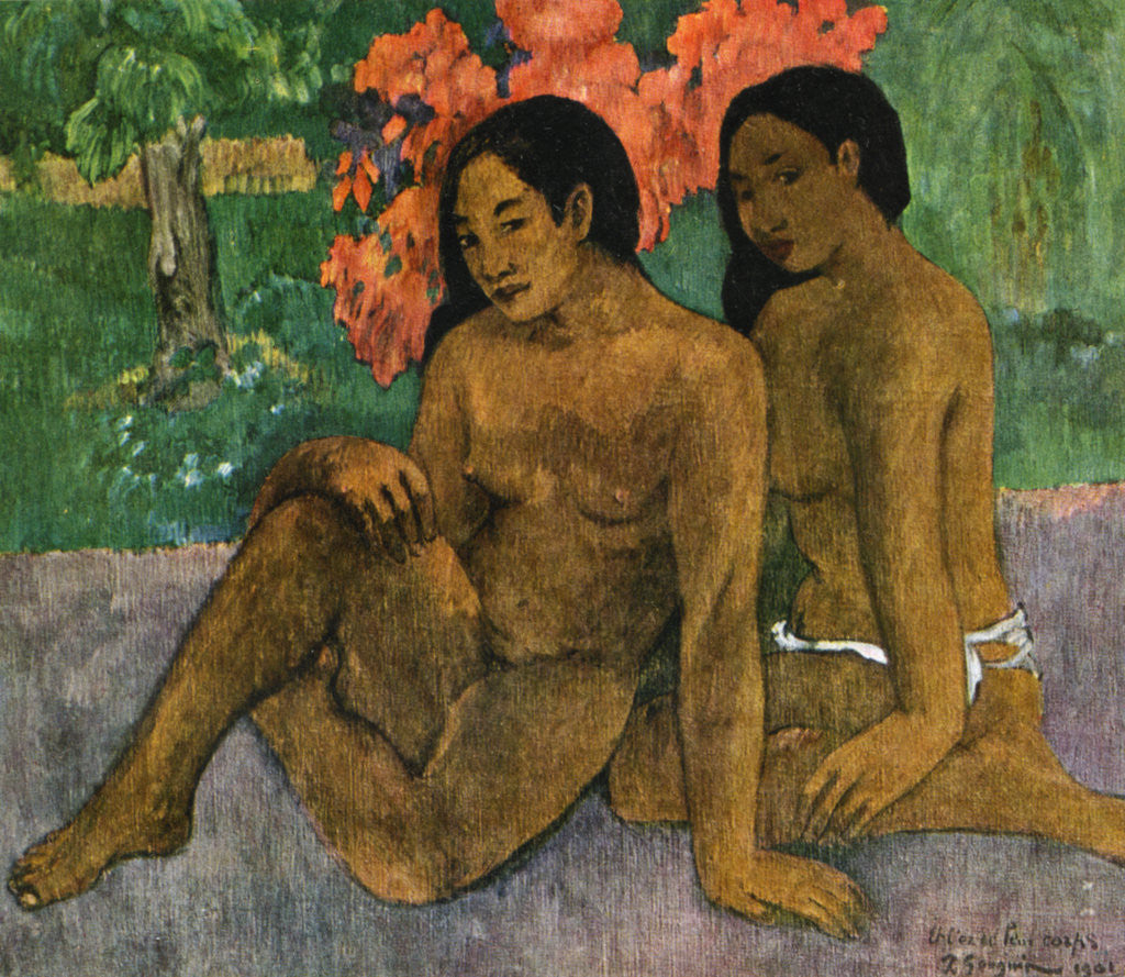 Detail of And the Gold of their Bodies by Paul Gauguin