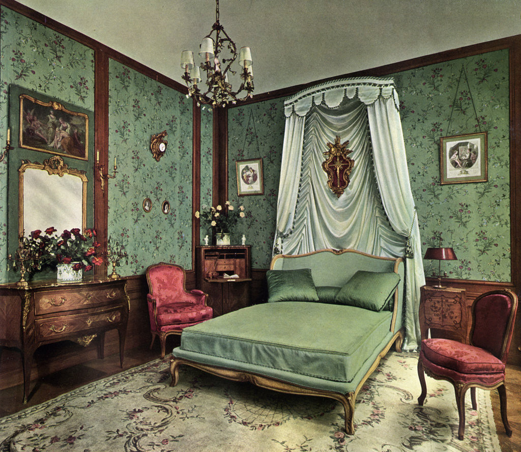 A bedroom from the reign of Louis XV Room, Hotel des Saints Pères, Paris by Anonymous