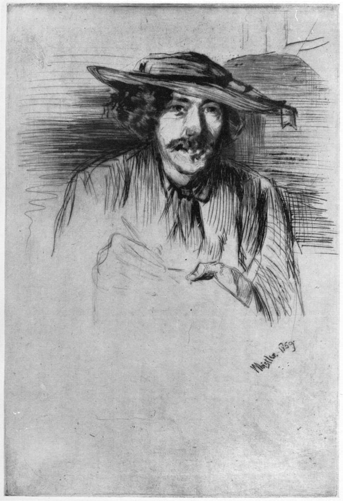 Detail of Whistler by James Abbott McNeill Whistler
