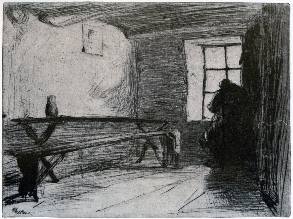 Detail of The Miser by James Abbott McNeill Whistler