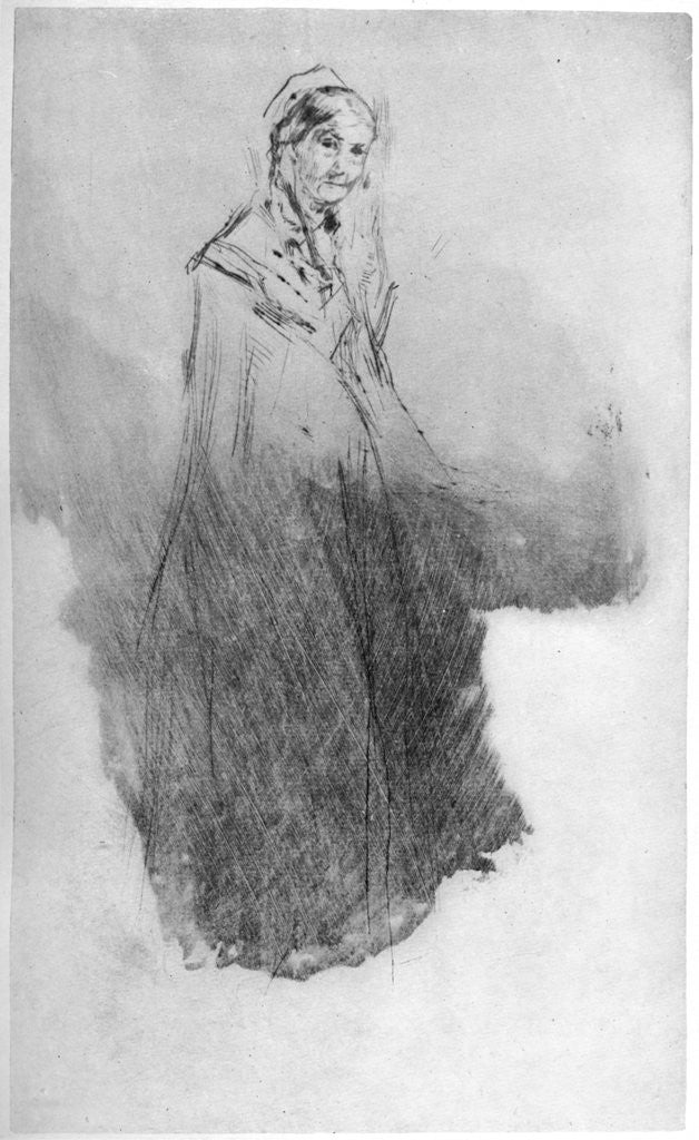 Detail of 'Whistler's Mother' by James Abbott McNeill Whistler