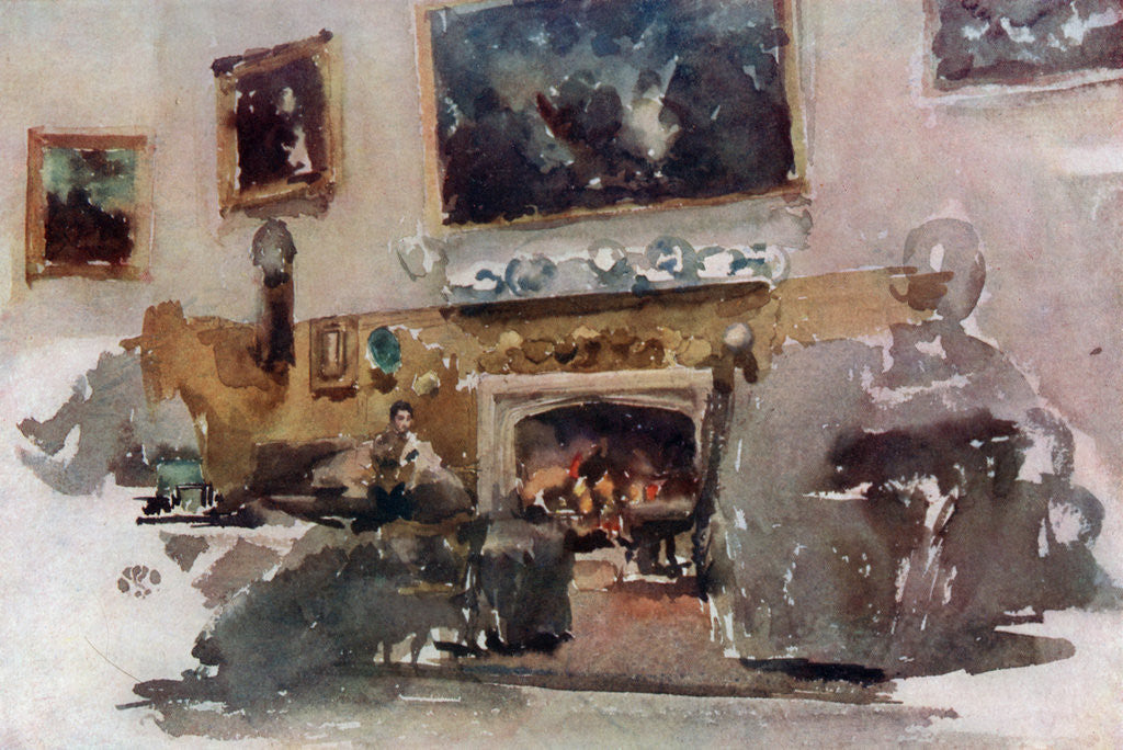 Detail of Moreby Hall by James Abbott McNeill Whistler