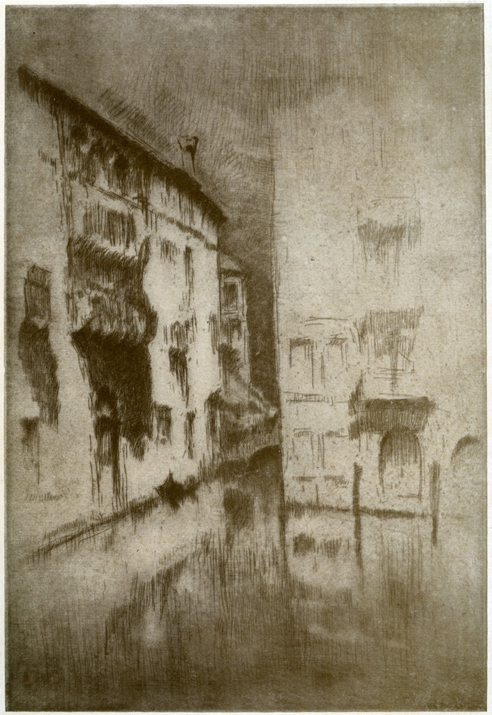 Detail of Nocturne: Palaces by James Abbott McNeill Whistler
