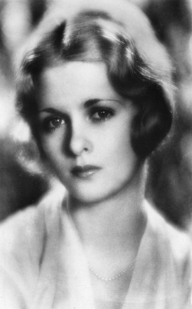 Detail of Joan Bennett (1910-1990). American actress by Anonymous