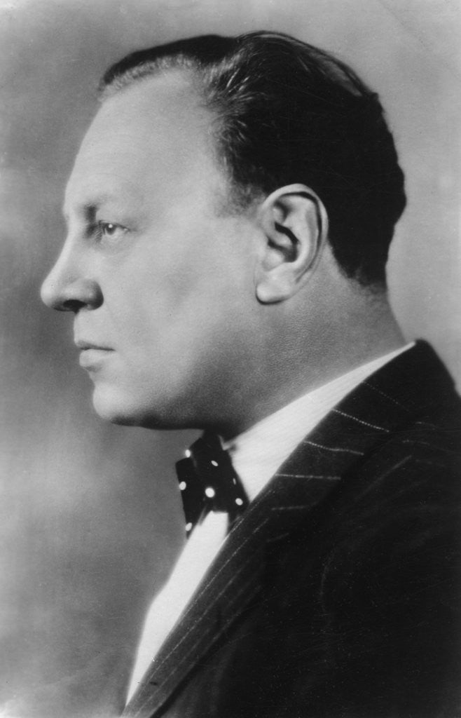 Detail of Emil Jannings (1884-1950), Swiss actor by Anonymous