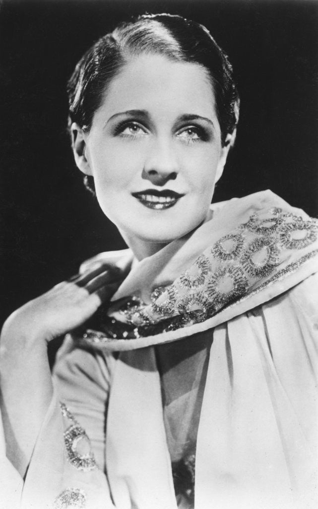 Detail of Norma Shearer (1902-1983), Canadian-born American actress by Anonymous