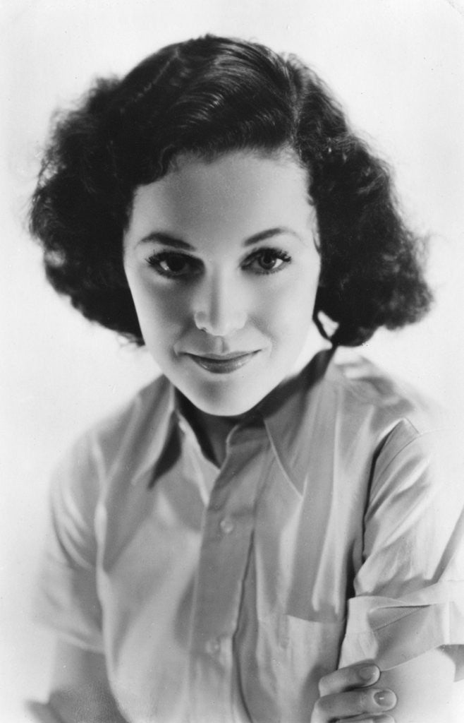 Detail of Maureen O'Sullivan (1911-1998), Irish-born American actress by Anonymous