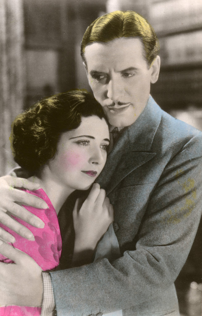 Detail of Paul Cavanagh (1888-1964) and Kay Francis by Anonymous