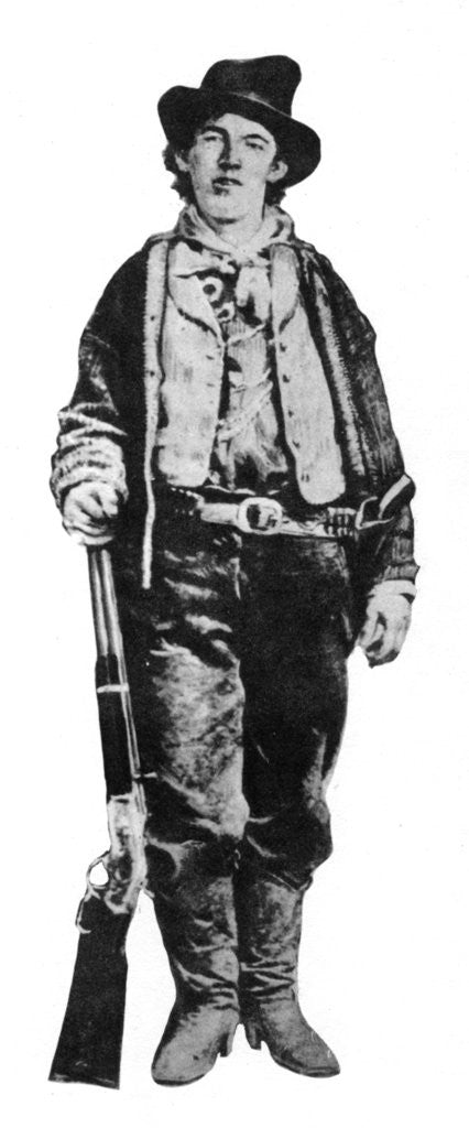 Detail of Billy the Kid, American gunman and outlaw by Anonymous