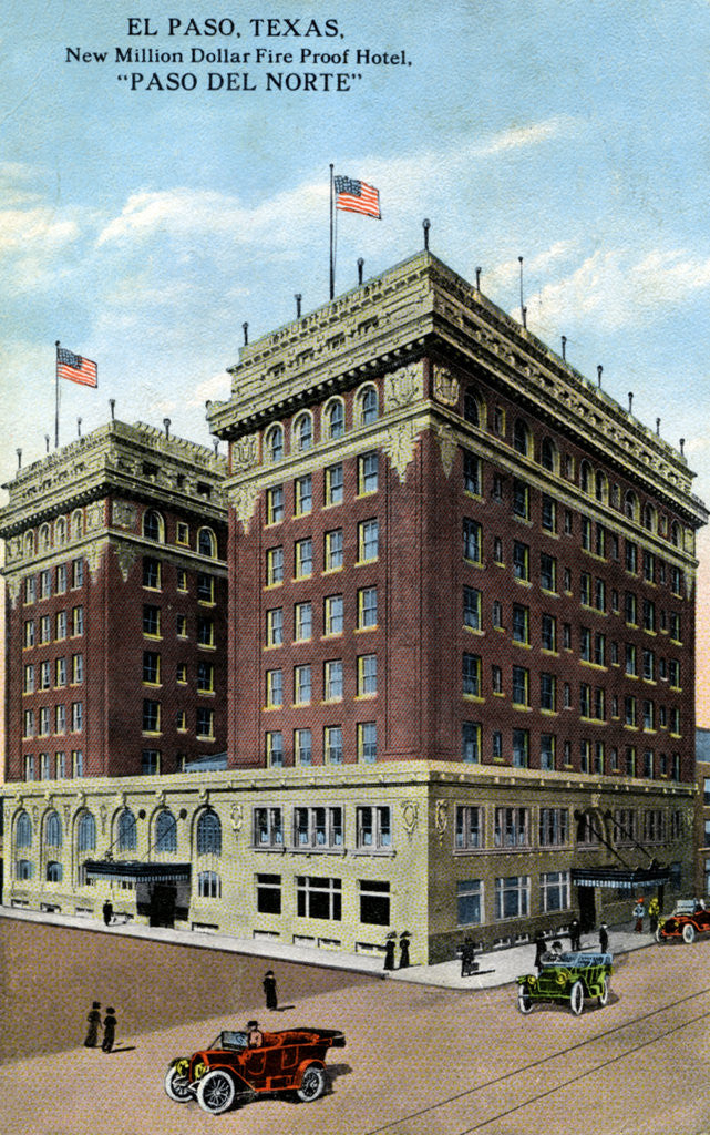 Detail of Paso del Norte Hotel, El Paso, Texas, USA by Anonymous