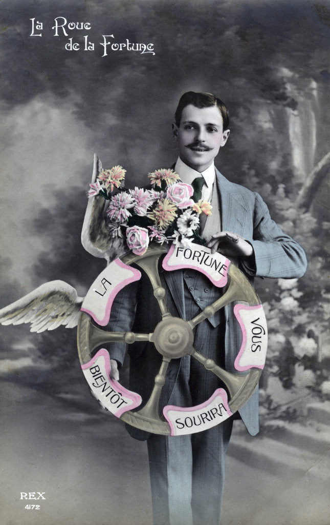 Detail of La Roue de la Fortune (the Wheel of Fortune) by Anonymous