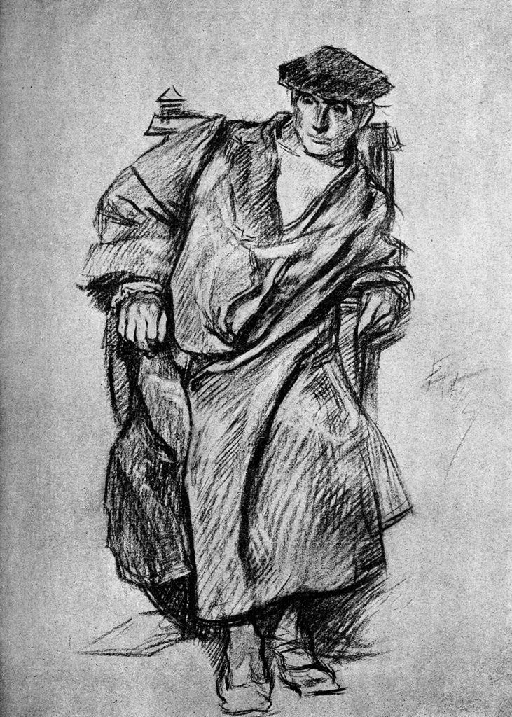 Detail of Study for Gown, Court of Henry VIII by Anonymous