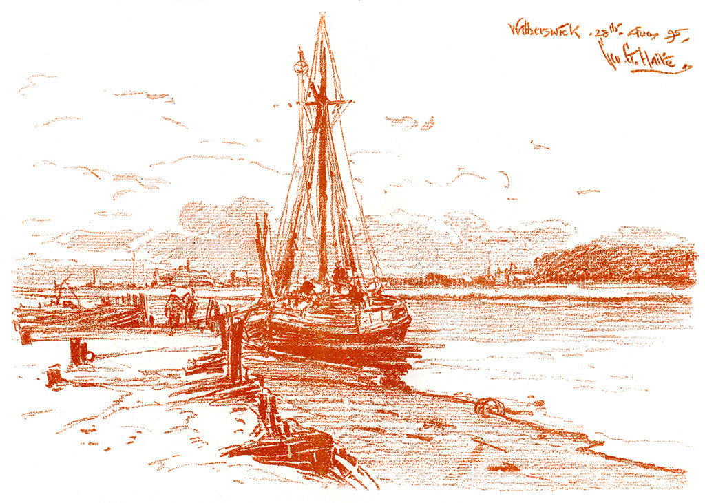 Detail of A Sketch at Walberswick by Anonymous