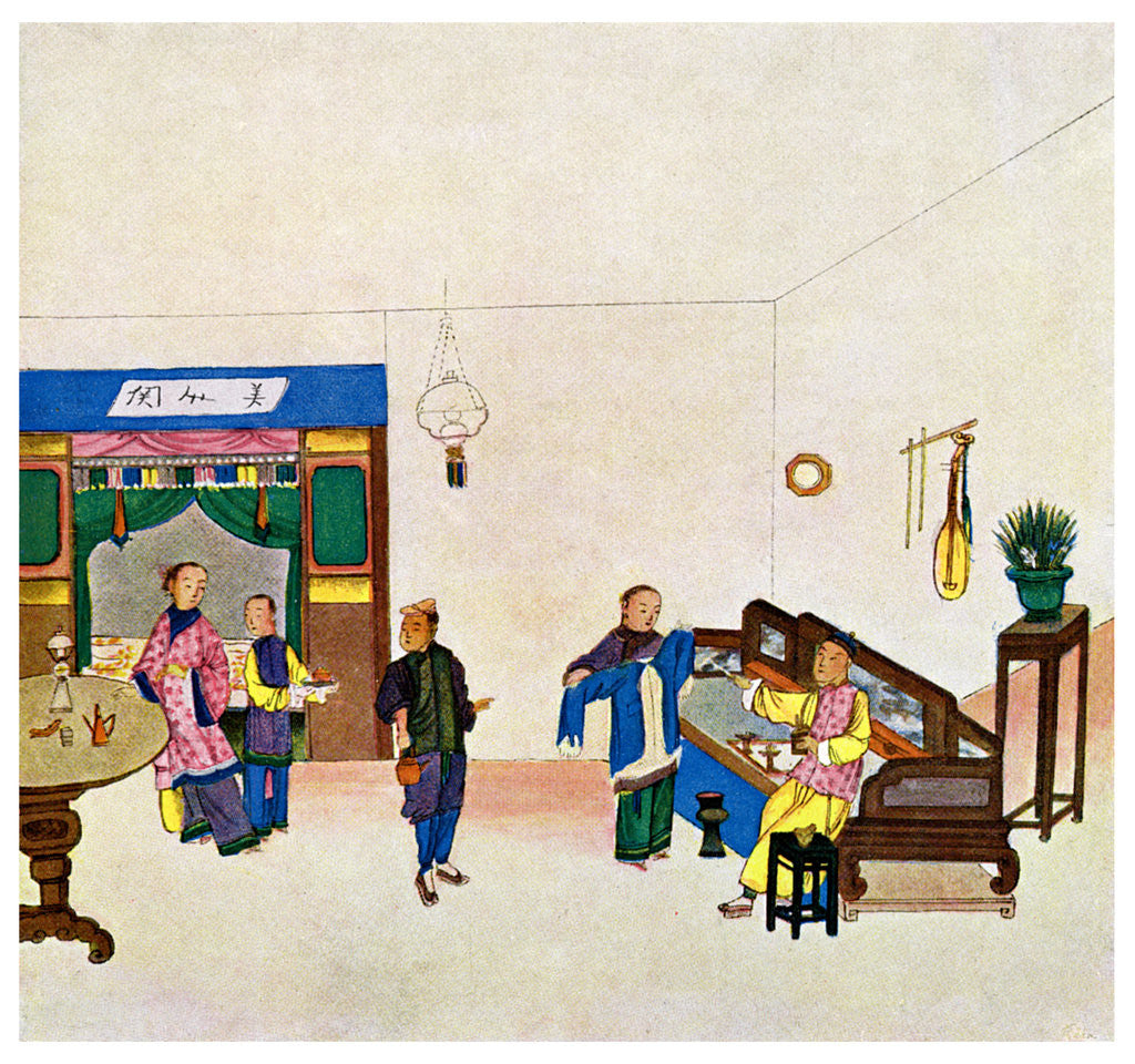 Detail of He Wasted his Substance with Riotous Living by Anonymous