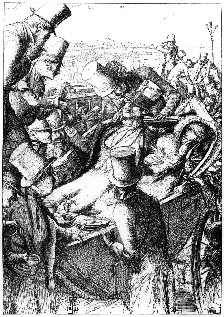 Detail of A Ruined Devotee of the Turf by John Everett Millais