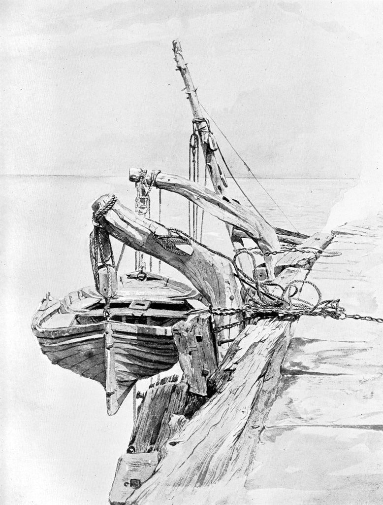 Detail of A Study in Pencil and Water Colour by Anonymous