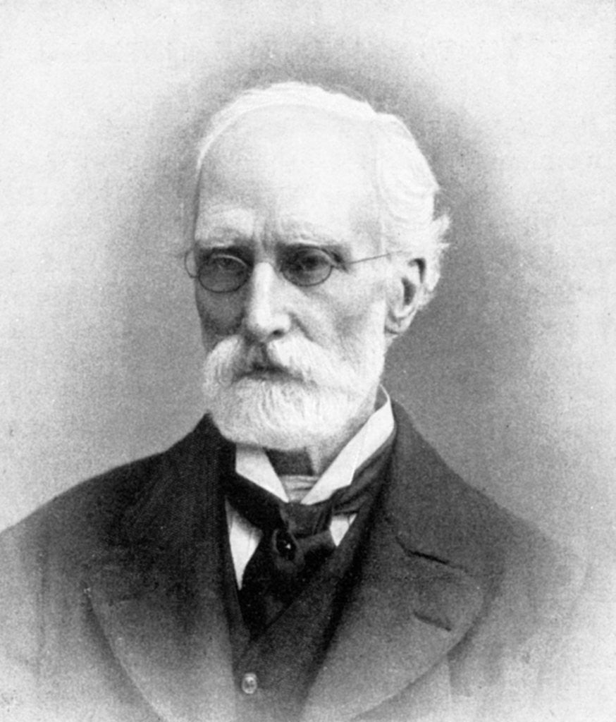 Detail of Sir Frederic Burton, Irish artist by Mr Chancellor