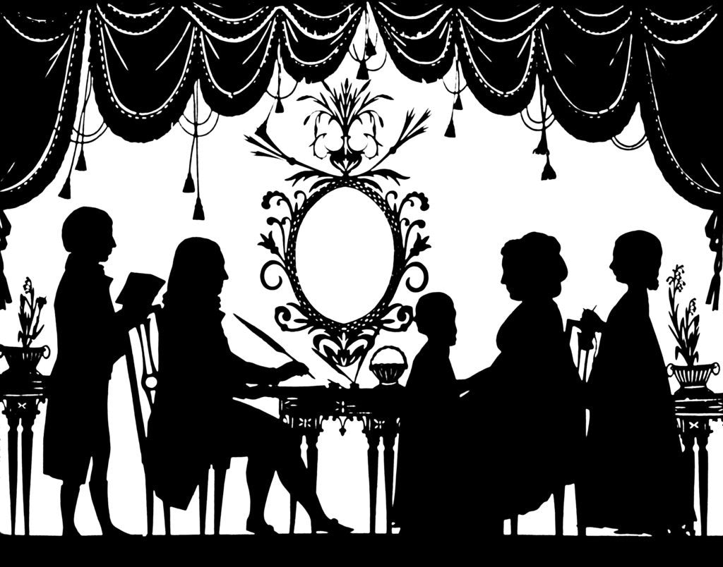 Detail of Dr Charles Burney's Family by Anonymous