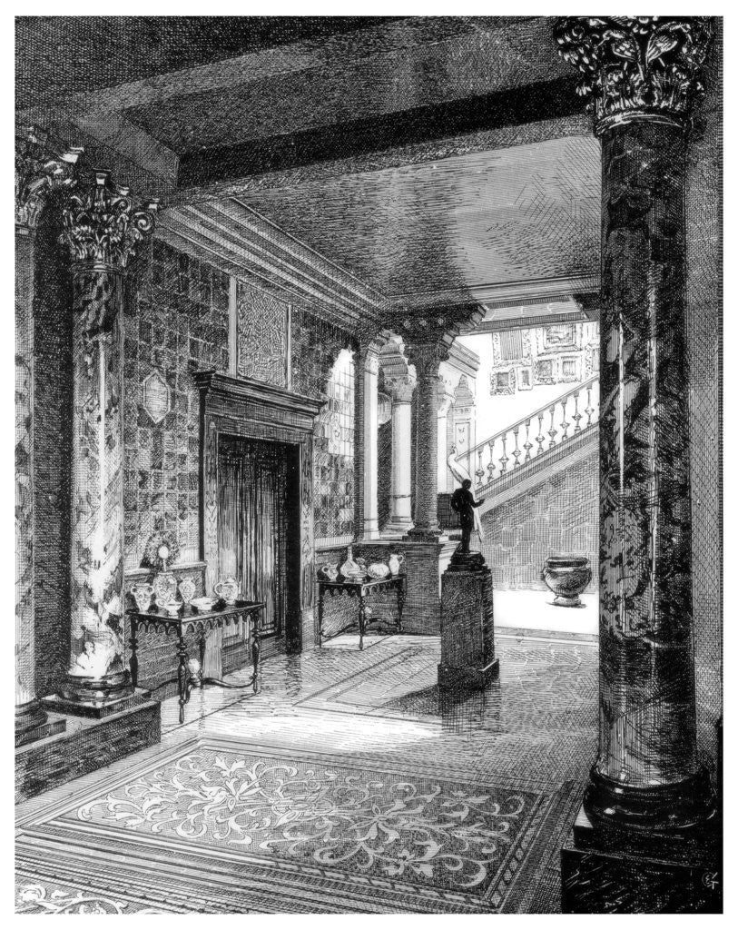 Detail of The Vestibule by Anonymous