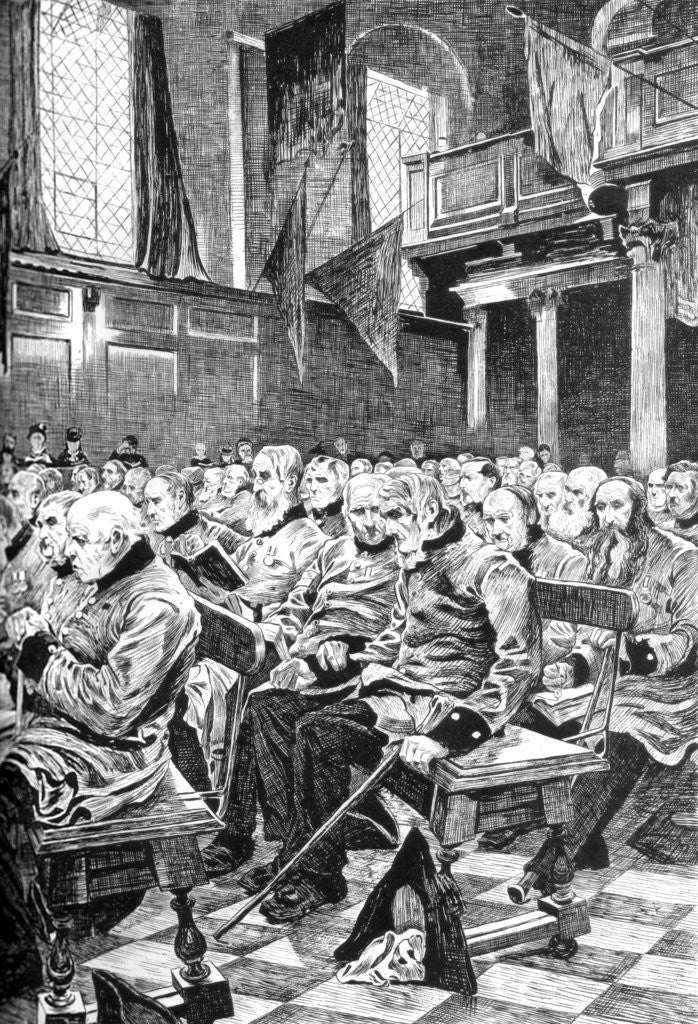 Detail of 'The Last Muster', 1875 (c1880-1882) by Anonymous