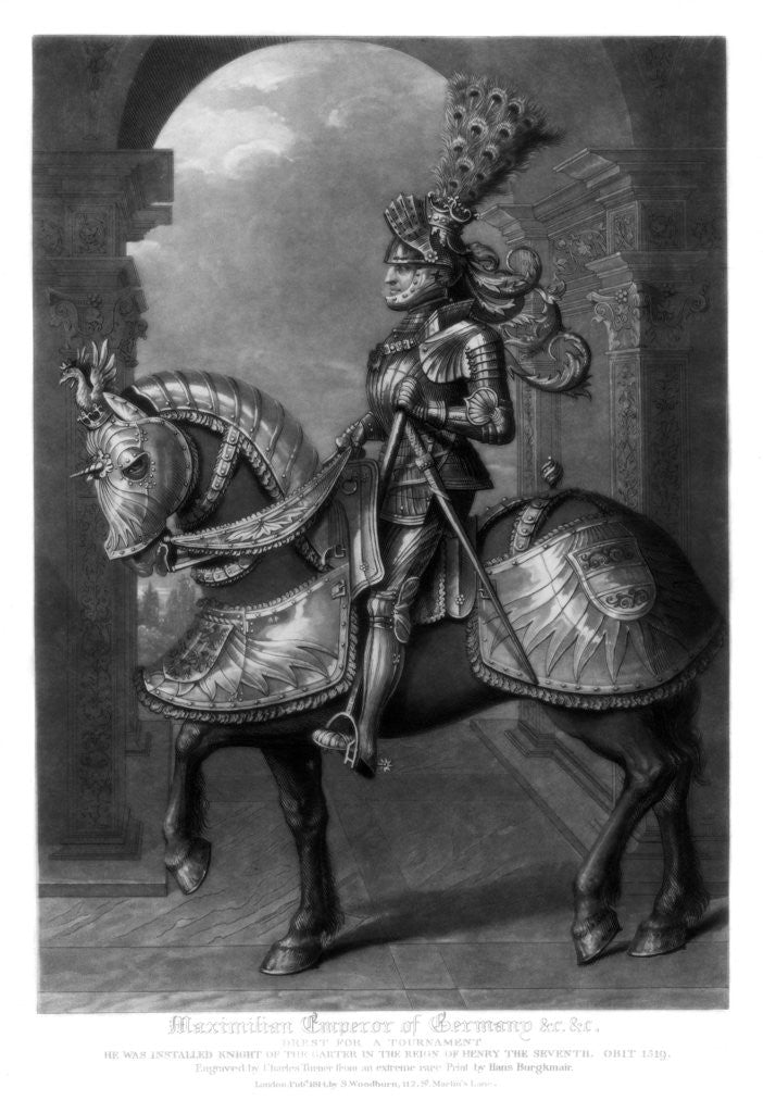 Detail of Maximilian I, Holy Roman Emperor by Charles Turner