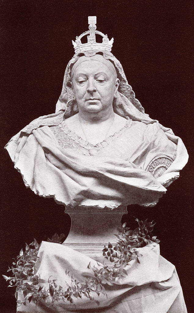 Detail of Her Late Majesty Queen Victoria by Anonymous