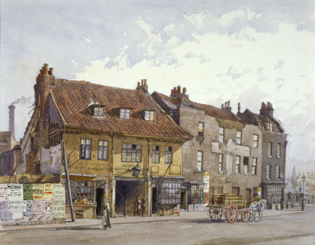 Detail of Lambeth Bridge Road, Lambeth, London by John Crowther