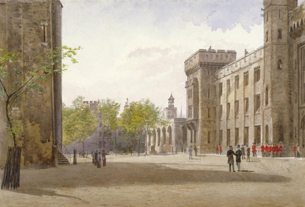 Detail of Tower of London, Stepney, London by John Crowther