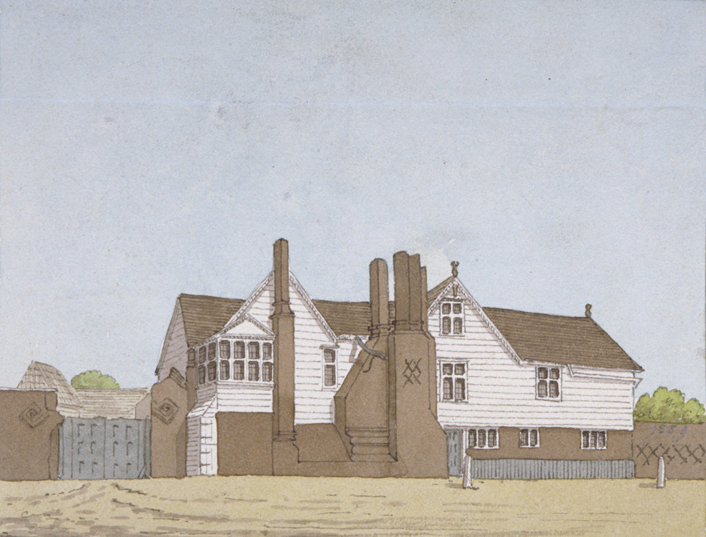 Detail of View of Hyde House in Plaistow, Newham, London by Anonymous