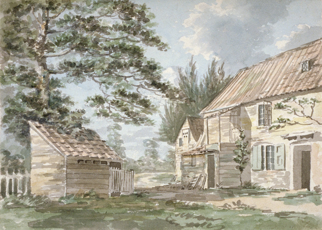 Detail of Overshot mill near Greenford, Middlesex by George Shepherd