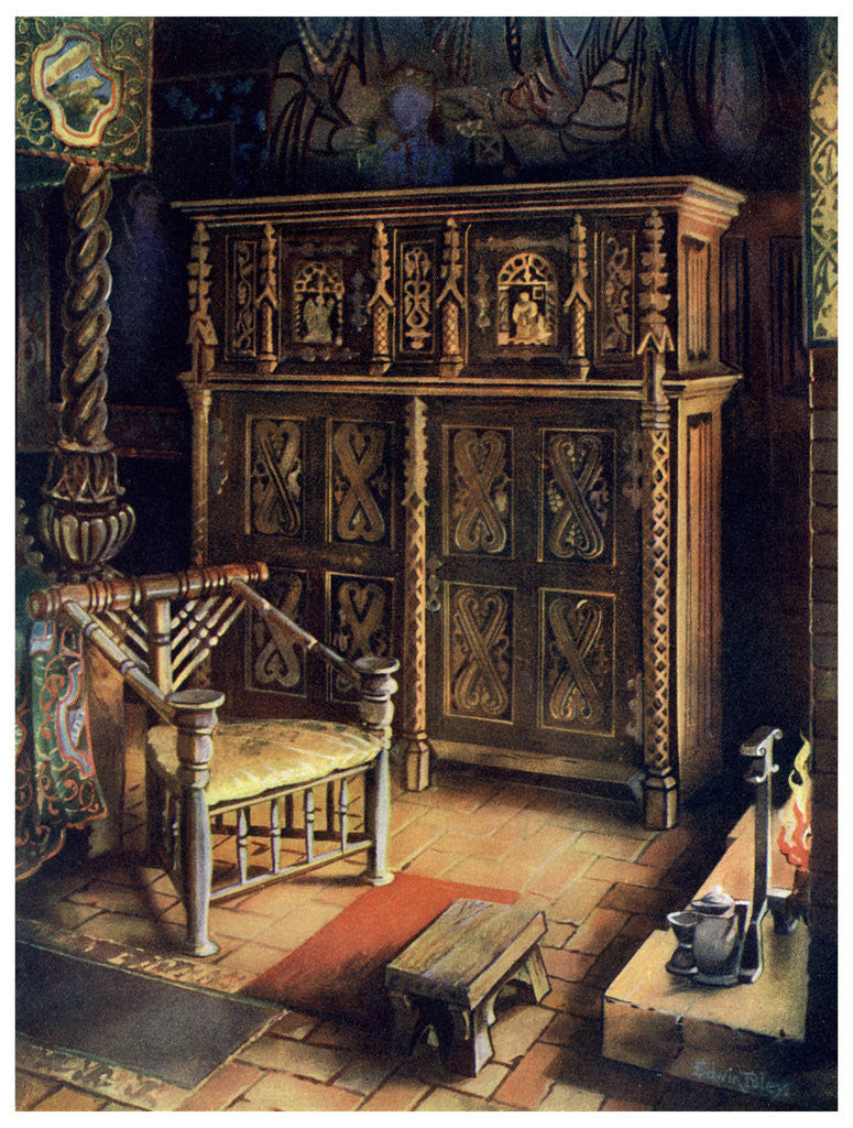 Detail of The 'King's Room' Oxburgh Hall, Norfolk by Edwin Foley
