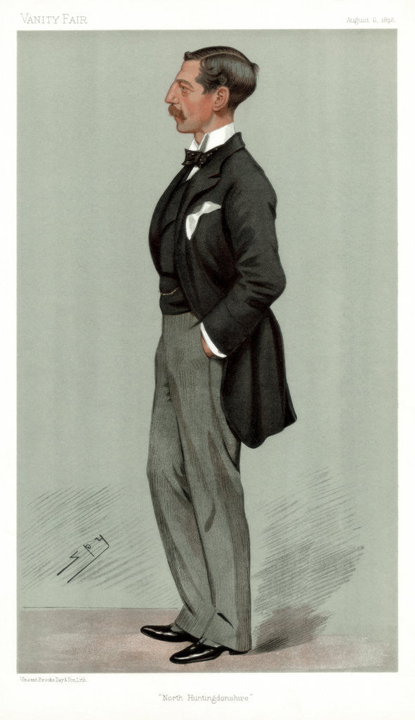 Detail of 'North Huntingdonshire', Ailwyn Fellowes, British politician by Spy