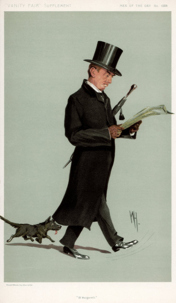 Detail of 'St Margaret's', the Reverend Herbert Hensley Henson, British clergyman by WH