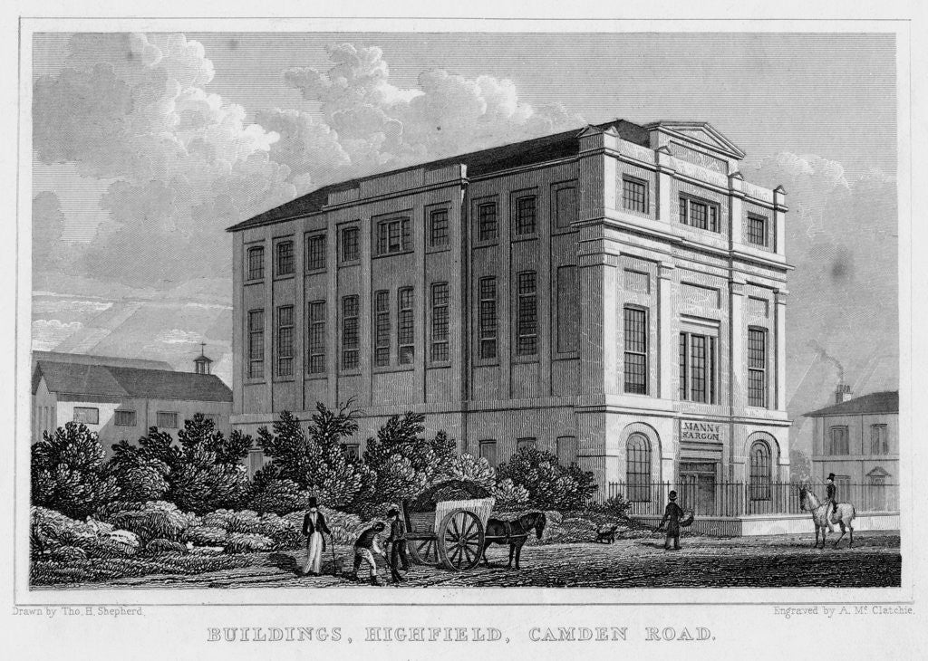 Detail of Buildings, Highfield, Camden Road, London by A McClatchie