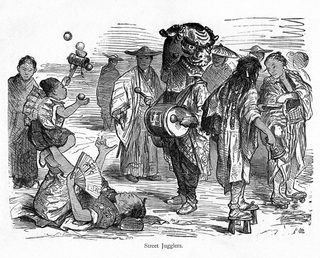 Detail of Chinese carnival by Anonymous