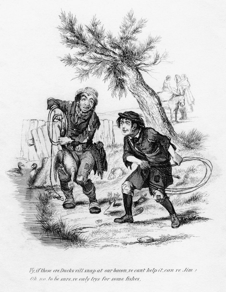 Detail of Fishing by Anonymous