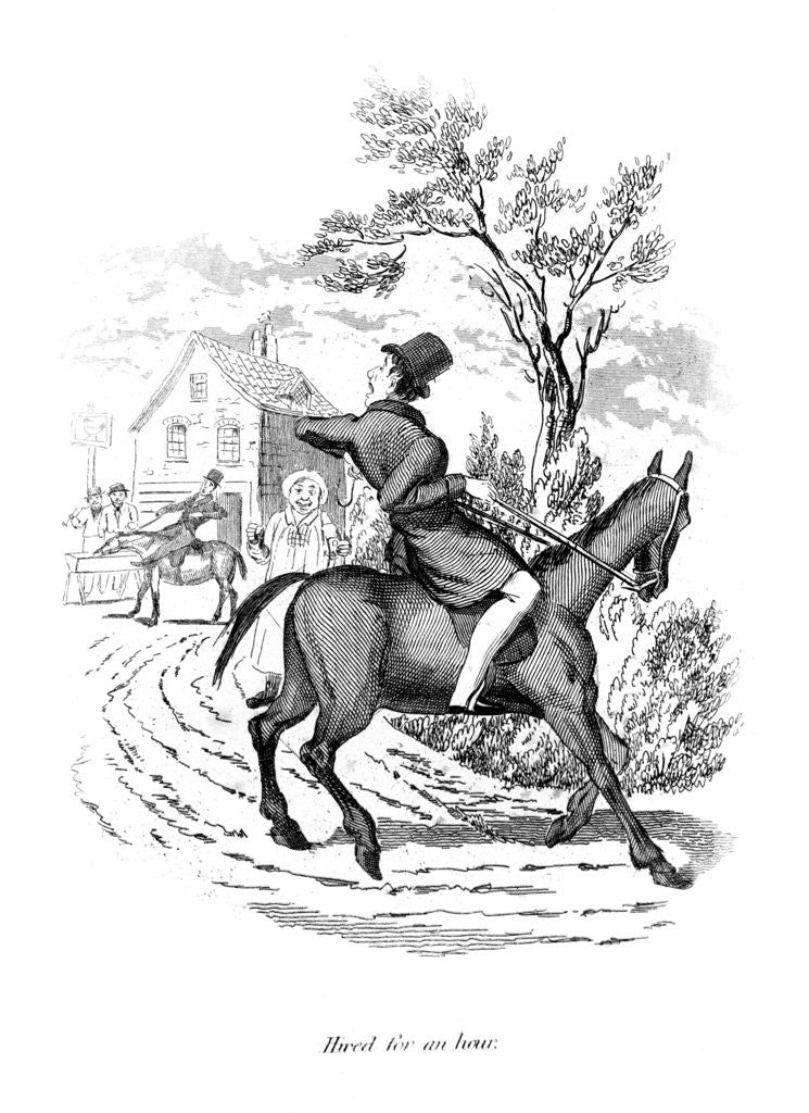 Detail of Hired for an Hour by Anonymous