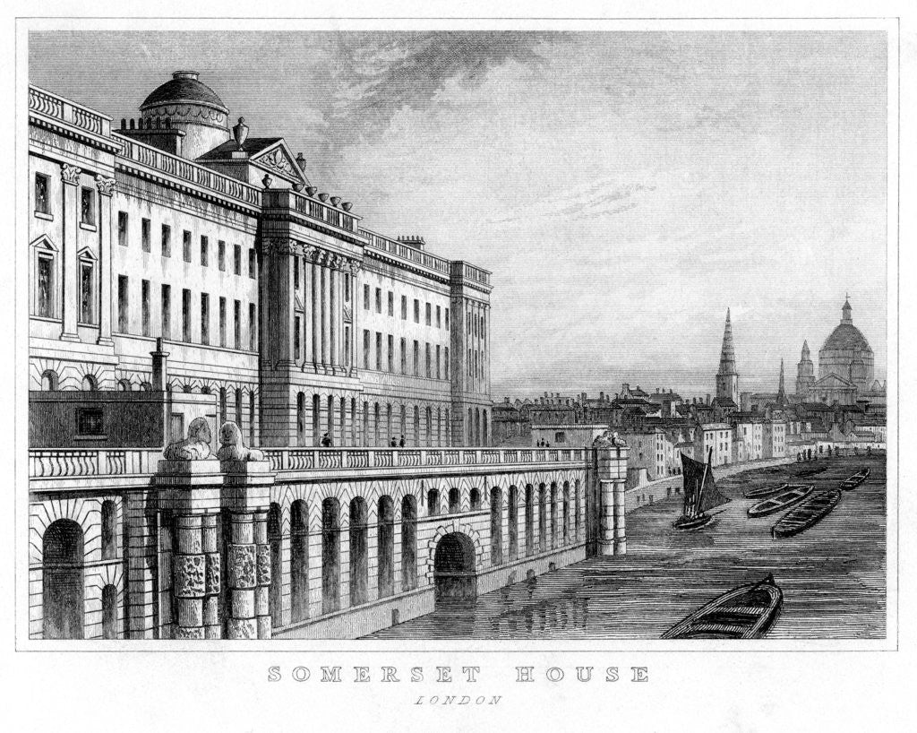 Detail of Somerset House, Westminster, London by Anonymous