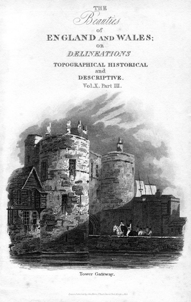 Detail of Tower Gateway, Tower of London by Sands