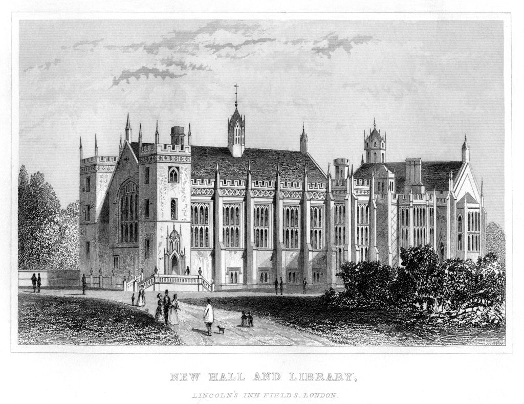 Detail of New Hall and Library, Lincoln's Inn Fields, London by Anonymous