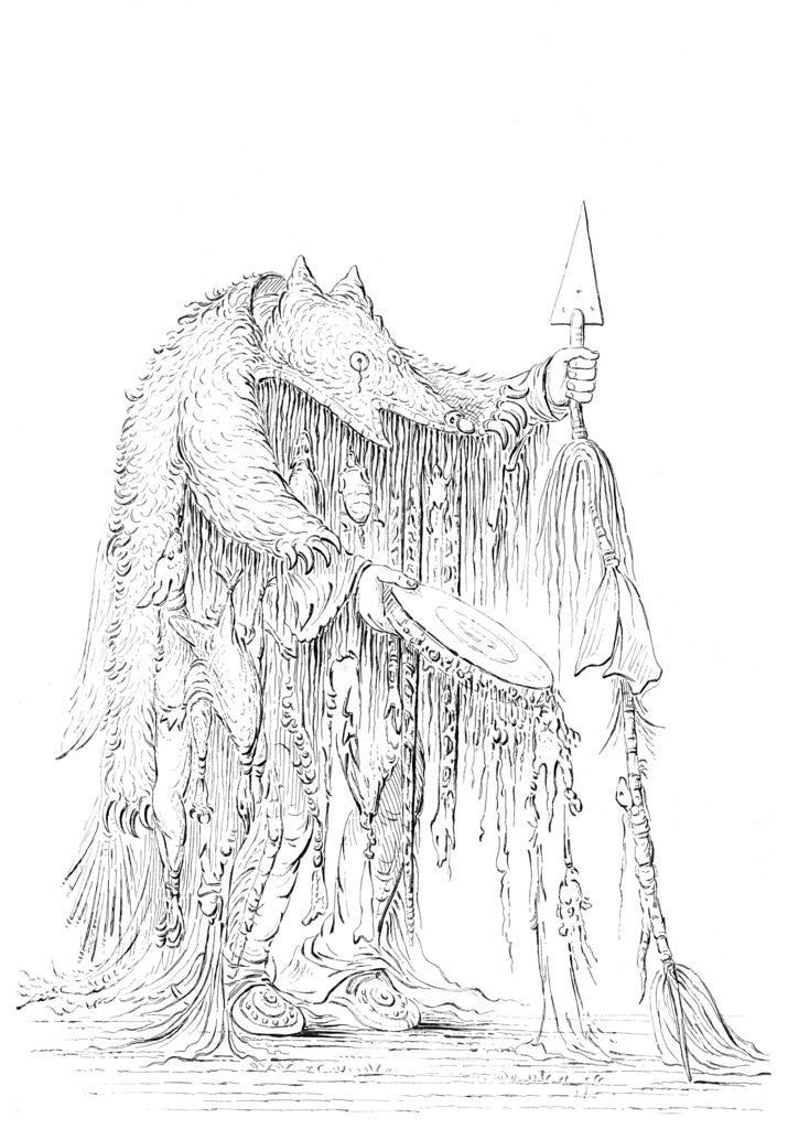 Detail of Native American shaman by Myers and Co