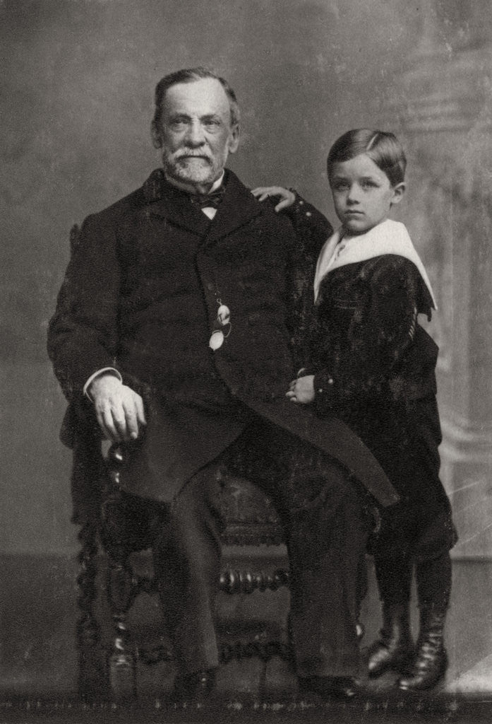 Detail of Louis Pasteur, French chemist and microbiologist by Anonymous
